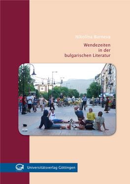 Wendezeiten in Der Bulgarischen Literatur