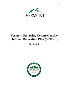 Vermont Statewide Comprehensive Outdoor Recreation Plan (SCORP)