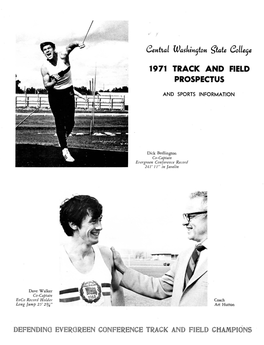 1971 Track and Field Prospectus