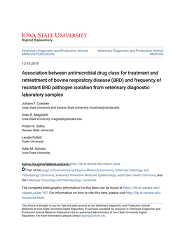 Association Between Antimicrobial Drug Class for Treatment And