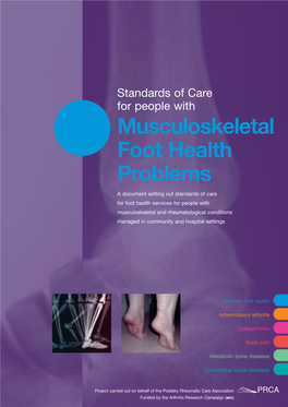 Musculoskeletal Foot Health Problems