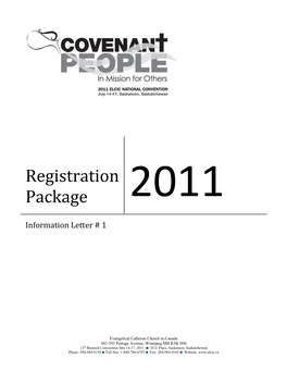 Registration Package 2011