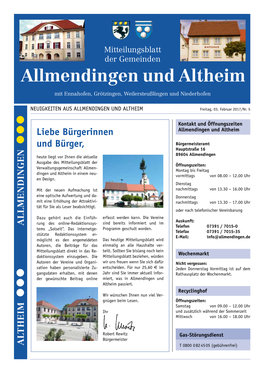 Allmendingen Und Altheim