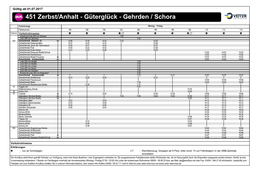 451 Zerbst/Anhalt - Güterglück - Gehrden / Schora