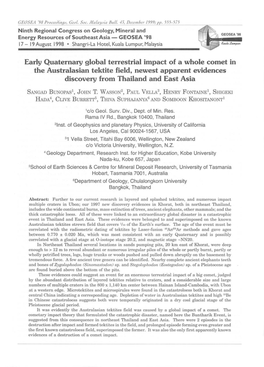 Early Quaternary Global Terrestrial Impact of a Whole Comet in the Australasian Tektite Field, Newest Apparent Evidences Discovery from Thailand and East Asia