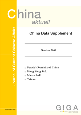 Journal of Current Chinese Affairs