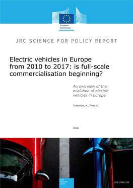 Electric Vehicles in Europe from 2010 to 2017: Is Full-Scale Commercialisation Beginning?