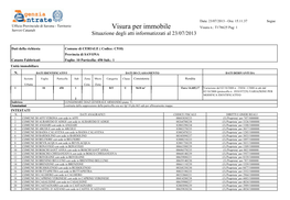 Visura Per Immobile Visura N.: T178625 Pag: 1 Servizi Catastali Situazione Degli Atti Informatizzati Al 23/07/2013