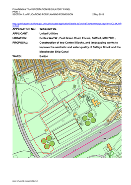 Eccles Wwtw , Peel Green Road, Eccles, Salford, M30 7DR, , PR