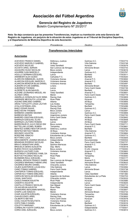 Boletin Jugadores 20-2017