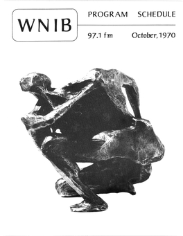 WNIB Program Schedule October 1970