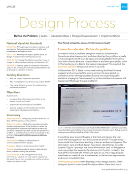 Guide Define the Problem in Order to Solve a Problem Designers Need to Understand It. Sometimes