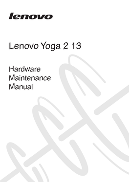 Lenovo Yoga 2 13
