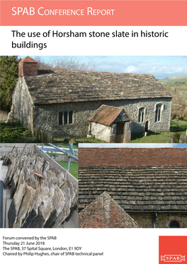 The Use of Horsham Stone Slate in Historic Buildings