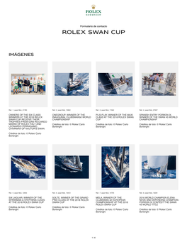 Rolex Swan Cup