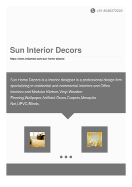 Sun Interior Decors