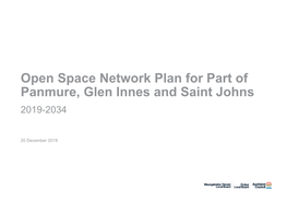 Open Space Network Plan for Part of Panmure, Glen Innes and Saint Johns 2019-2034