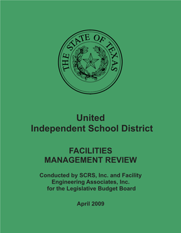 School Performance Review United Facilities Management Review 2009