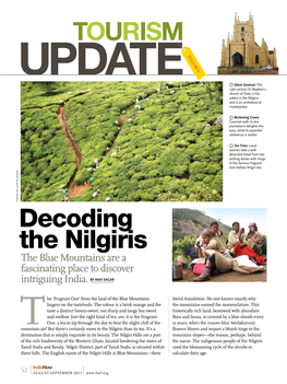 Decoding the Nilgiris TOURISM