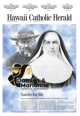 Saints for Life Inaugural Gathering Seeks to Spark the Islands in Spirituality and Service