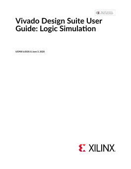 Vivado Design Suite User Guide:Logic Simulation