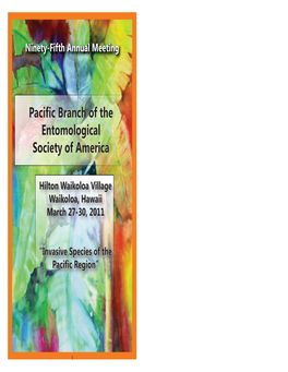 Pacific Branch of the Entomological Society of America