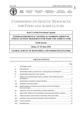 Commission on Genetic Resources for Food and Agriculture