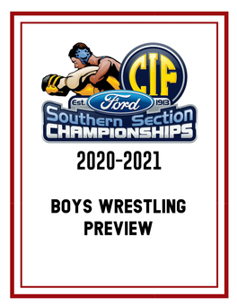 Wrestling Season Preview