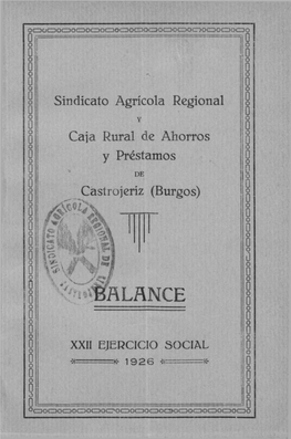 Sindicato Agrícola Regional Y Caja Rural De Ahorros Y Préstamos