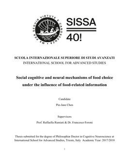 Social Cognitive and Neural Mechanisms of Food Choice Under the Influence of Food-Related Information