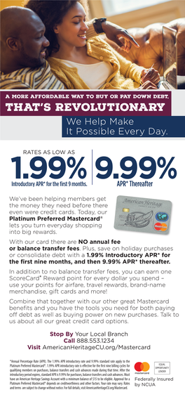 American Heritage Mastercard.Pdf