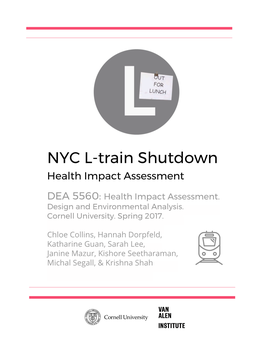 NYC L-Train Shutdown Health Impact Assessment