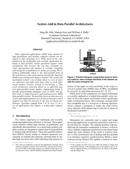 Scatter-Add in Data Parallel Architectures