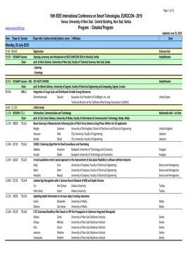 Monday, 01-July-2019 18Th IEEE International