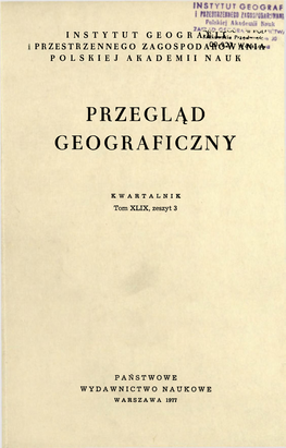 Przegląd Geograficzny T. 49 Z. 3