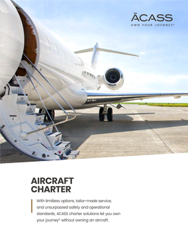 Download Aircraft Charter Brochure