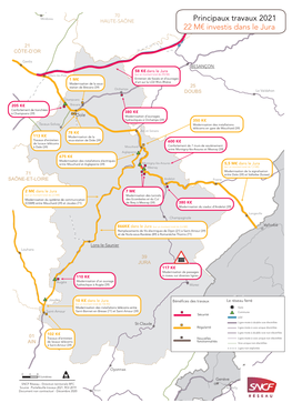 Principaux Travaux 2021 22 M€ Investis Dans Le Jura