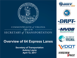 Overview of 64 Express Lanes