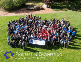 Pioneers in Engineering Annual Report 2014–2015 Contents