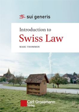 I. Al Li Eii Swiss Legal Culture