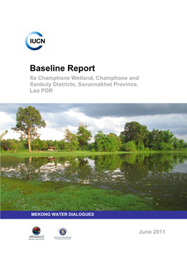 Baseline Report on Xe Champhone Wetland