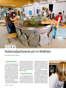 BIOS Nationalparkzentrum in Mallnitz