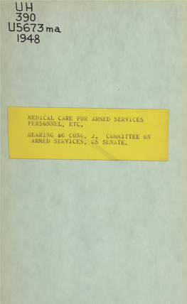 Medical Care for Armed Services Personnel and Crediting Cadet, Midshipman, Or Aviation Cadet Service for Pay Purposes