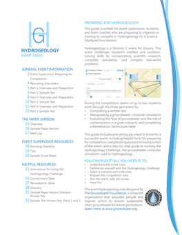 Hydrogeology