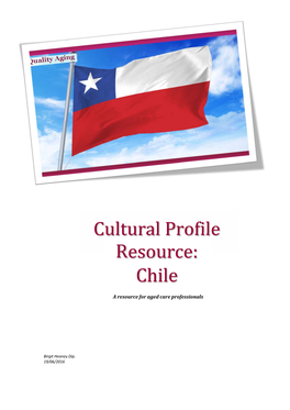 Cultural Profile Resource: Chile