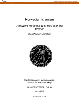 Norwegian Islamism