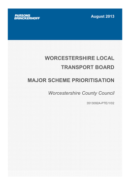 Worcestershire Local Transport Board