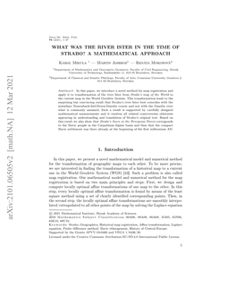 Arxiv:2101.06505V2 [Math.NA] 12 Mar 2021 65K10, 68U10