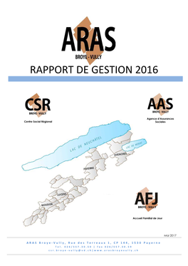 Rapport De Gestion 2016