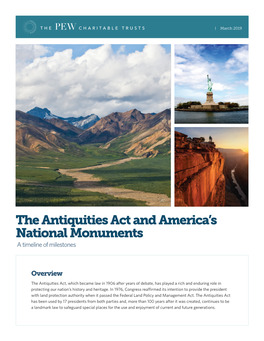 The Antiquities Act and America's National Monuments (PDF)